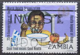 Poštová známka Zambia 1973 WHO, 25. výroèie Mi# 114 Kat 2.50€