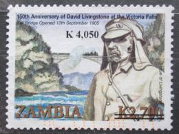 Poštová známka Zambia 2009 David Livingstone pretlaè Mi# 1628 Kat 5€