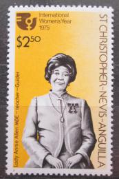 Poštová známka Svätý Krištof a Nevis 1975 Annie Allen MBE Mi# 300