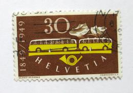 Poštová známka Švýcarsko 1949 Autobusy Mi# 521 Kat 11€