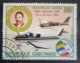 Potov znmka Gabon 1984 Lietadla Mi# 897 - zvi obrzok