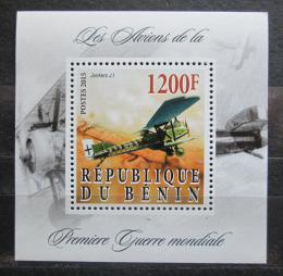 Poštová známka Benin 2015 Lietadlo Junkers J.1 Mi# N/N