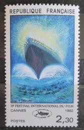Poštová známka Francúzsko 1982 Filmový plakát Mi# 2334