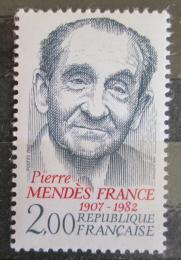 Poštová známka Francúzsko 1983 Pierre Mendes-France, politik Mi# 2423