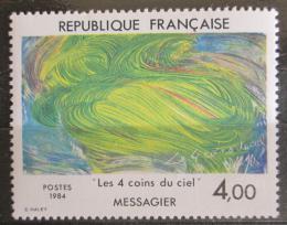 Poštová známka Francúzsko 1984 Umenie, Jean Messagier Mi# 2433