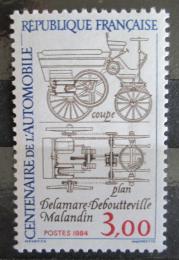 Poštová známka Francúzsko 1984 Automobilový prùmysl, 100. výroèie Mi# 2468
