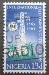 Poštová známka Nigéria 1965 ITU, 100. výroèie Mi# 167