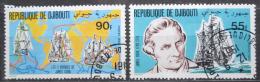 Poštové známky Džibutsko 1980 James Cook a plachetnice Mi# 287-88