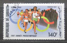 Potov znmka Dibutsko 1987 Olympijsk hry, bh Mi# 497  - zvi obrzok