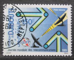 Poštová známka Džibutsko 1989 Svìtový den komunikace Mi# 524