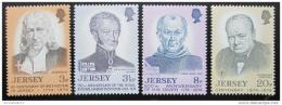 Poštové známky Jersey, Ve¾ká Británia 1974 Osobnosti Mi# 103-06