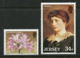 Poštové známky Jersey, Ve¾ká Británia 1986 Lilie Mi# 372-73