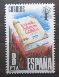 Poštová známka Španielsko 1979 Autonomie Baskicka Mi# 2439