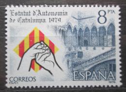 Poštová známka Španielsko 1979 Autonomie Katalánska Mi# 2438