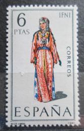Poštová známka Španielsko 1969 ¼udový kroj Ifni Mi# 1793