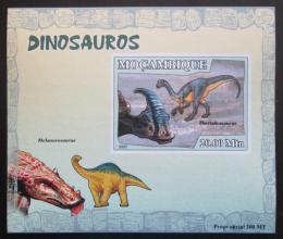 Poštová známka Mozambik 2007 Dinosaury DELUXE neperf. Mi# 2970 B Block