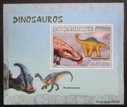 Poštová známka Mozambik 2007 Dinosaury DELUXE neperf. Mi# 2973 B Block