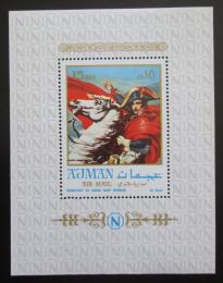 Poštová známka Adžmán 1970 Umenie, Napoleon Bonaparte Mi# Block 191 A Kat 10€