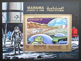 Poštová známka Manáma 1970 Mise Apollo 13 Mi# Block 63 A Kat 9€