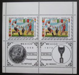 Poštové známky Èad 1970 MS ve futbale a LOH Mexiko Mi# 307 A Bogen