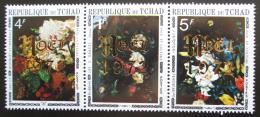 Poštové známky Èad 1972 Umenie, pretlaè vianoce Mi# 607-09 Kat 5.50€