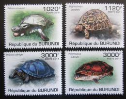 Poštové známky Burundi 2011 Korytnaèky Mi# 2086-89 Kat 9.50€