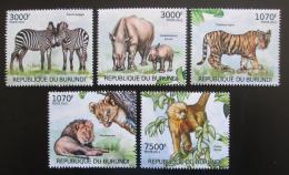 Poštové známky Burundi 2012 Cicavce Mi# 2625-29 Kat 9.50€