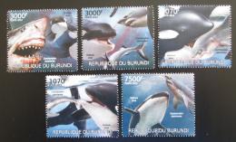 Poštové známky Burundi 2012 Velké ryby Mi# 2595-99 Kat 9.50€