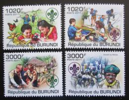 Poštové známky Burundi 2011 Skauti Mi# 2202-05 Kat 9.50€