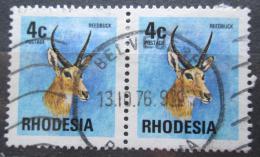Poštové známky Rhodésia, Zimbabwe 1974 Bahnivec jižní pár Mi# 143