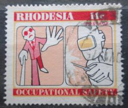 Poštová známka Rhodésia, Zimbabwe 1975 Bezpeènos� práce Mi# 169