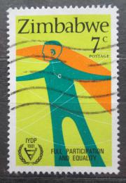 Potov znmka Zimbabwe 1981 Medzinrodn rok postiench Mi# 252