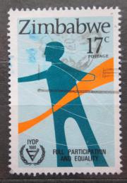 Potov znmka Zimbabwe 1981 Medzinrodn rok postiench Mi# 254