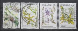 Poštové známky Zimbabwe 1993 Orchideje Mi# 510-13 Kat 7.50€
