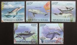 Poštové známky Burundi 2012 Delfíny Mi# 2610-14 Kat 9.50€