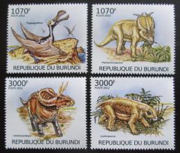 Poštové známky Burundi 2012 Dinosaury Mi# 2555-58 Kat 10€
