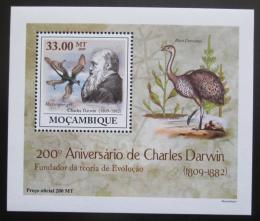 Poštová známka Mozambik 2009 Dinosaury DELUXE Mi# 3439 Block