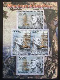 Poštové známky Burundi 2012 Amerigo Vespucci DELUXE Mi# 2398-99 Kat 10€