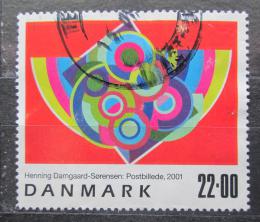 Poštová známka Dánsko 2001 Umenie, Henning Damgaard-Sorensen Mi# 1286 Kat 7€