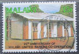 Poštová známka Malawi 1989 Chalupa Mi# 537