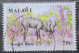 Poštová známka Malawi 1991 Kudu Mi# 567