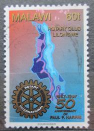 Poštová známka Malawi 1997 Rotary Intl. Mi# 670