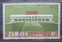 Potov znmka Zambia 1967 Budova Nrodnho shromdn Mi# 31 - zvi obrzok