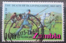 Poštová známka Zambia 1973 David Livingstone Mi# 105