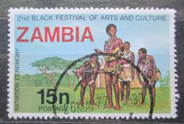 Poštová známka Zambia 1977 Tradièní ceremonie Mi# 178