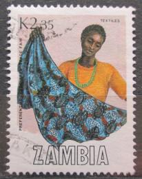 Poštová známka Zambia 1988 Domorodkynì Mi# 453