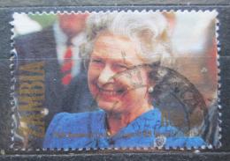 Poštová známka Zambia 1992 Krá¾ovna Alžbeta II. Mi# 594