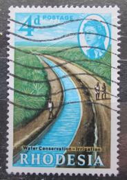 Poštová známka Rhodésia, Zimbabwe 1965 Zavlažovací kanál Mi# 5