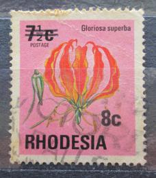 Poštová známka Rhodésia, Zimbabwe 1976 Glorióza vznešená pretlaè Mi# 172