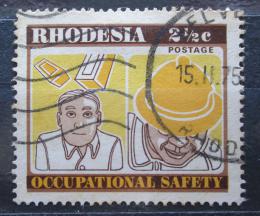 Poštová známka Rhodésia, Zimbabwe 1975 Bezpeènos� práce Mi# 166